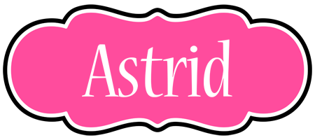 Astrid invitation logo