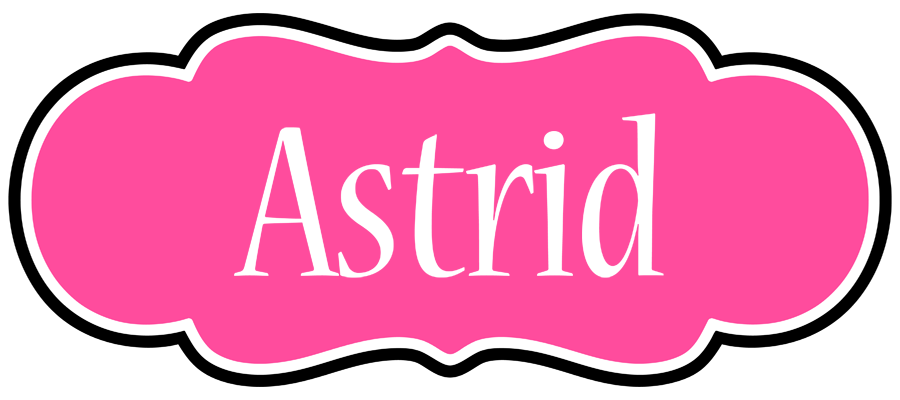 Astrid invitation logo