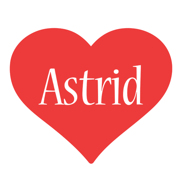 Astrid love logo