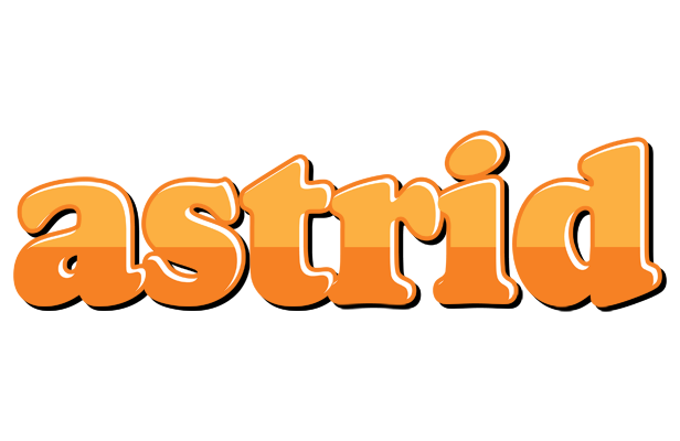 Astrid orange logo