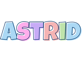 Astrid pastel logo