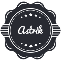 Astrik badge logo