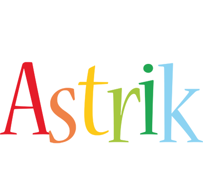 Astrik birthday logo