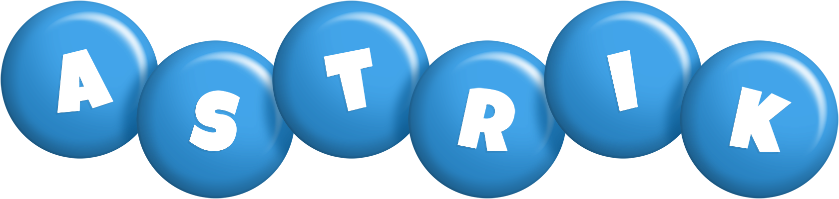 Astrik candy-blue logo