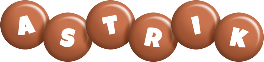 Astrik candy-brown logo