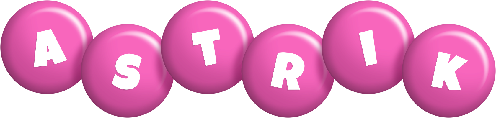 Astrik candy-pink logo