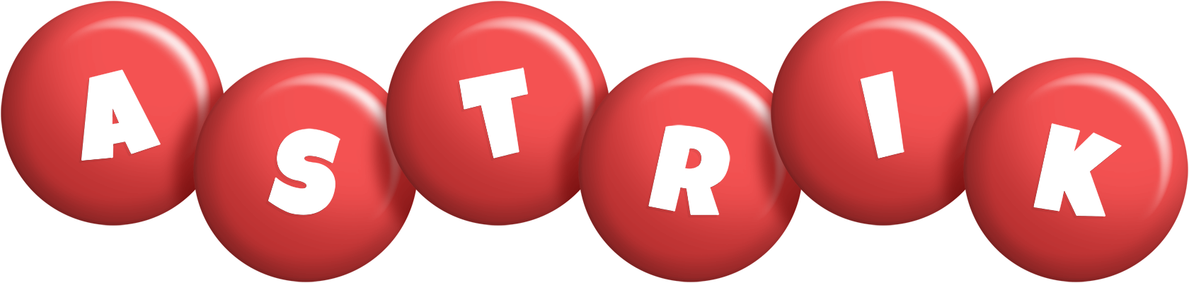 Astrik candy-red logo