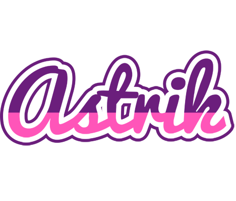 Astrik cheerful logo