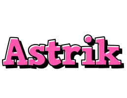 Astrik girlish logo