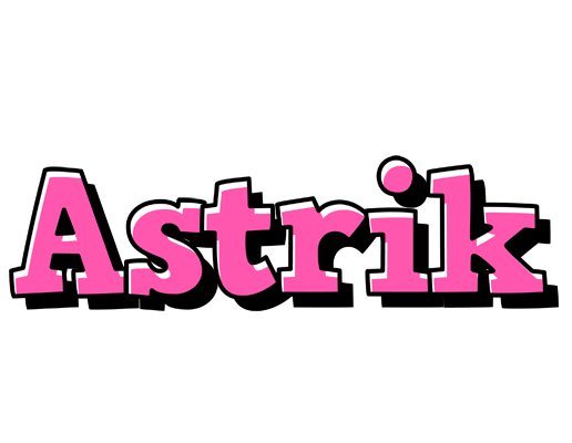 Astrik girlish logo