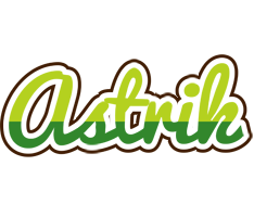 Astrik golfing logo