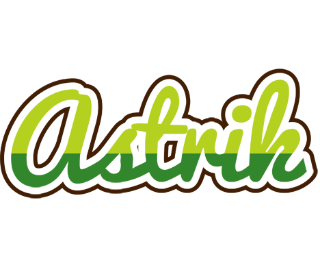 Astrik golfing logo