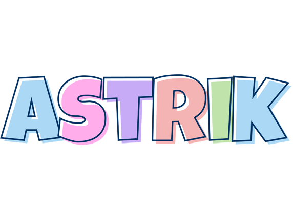 Astrik pastel logo