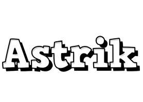 Astrik snowing logo