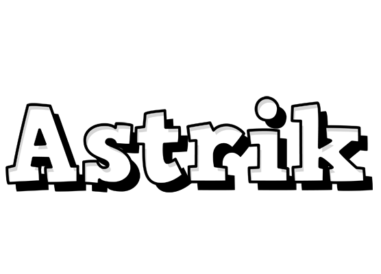 Astrik snowing logo