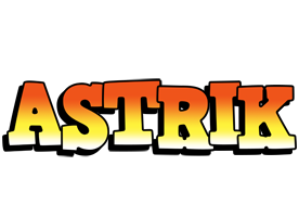 Astrik sunset logo