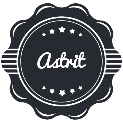 Astrit badge logo