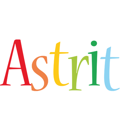 Astrit birthday logo