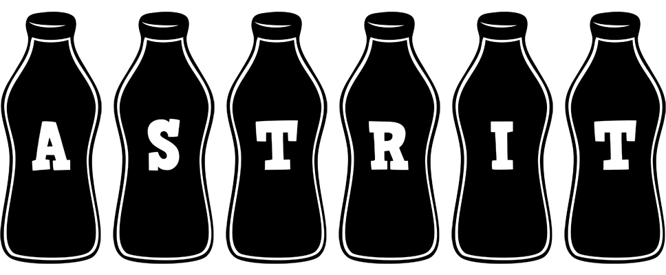 Astrit bottle logo
