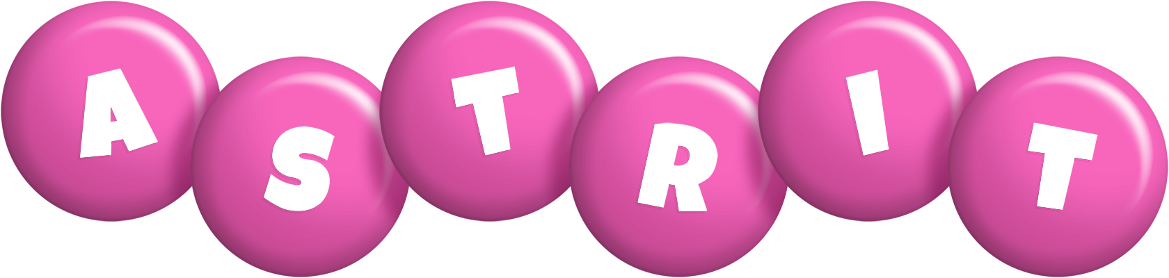 Astrit candy-pink logo
