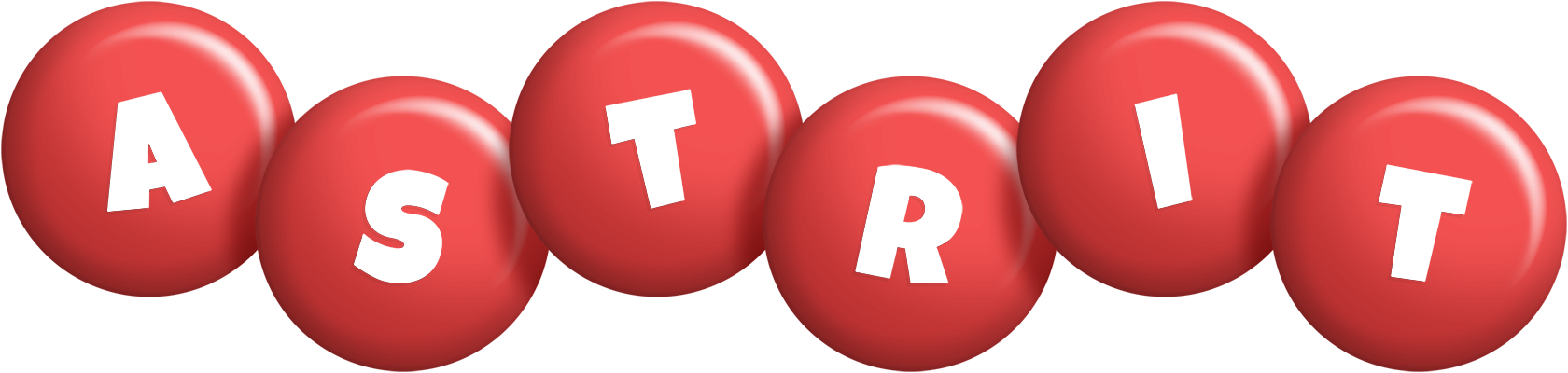 Astrit candy-red logo