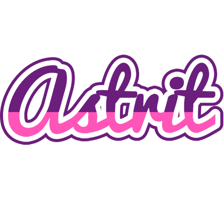 Astrit cheerful logo