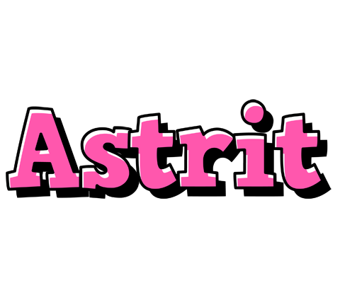 Astrit girlish logo