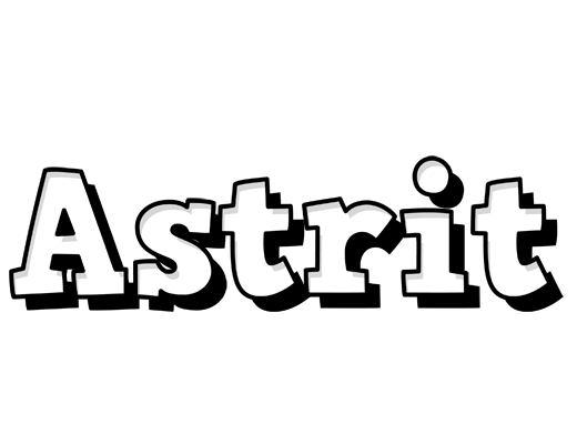 Astrit snowing logo