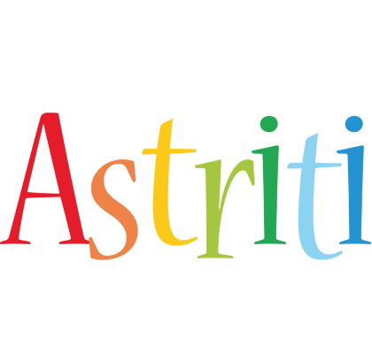 Astriti birthday logo