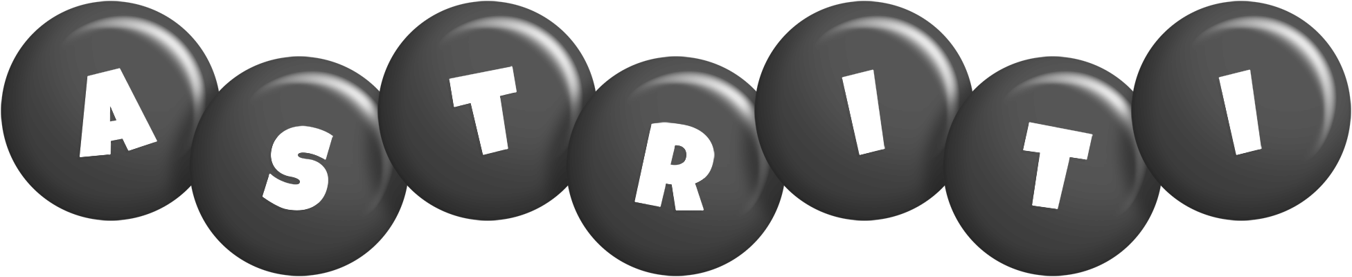 Astriti candy-black logo