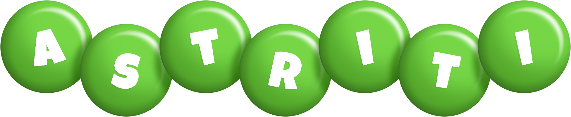Astriti candy-green logo