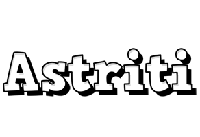 Astriti snowing logo