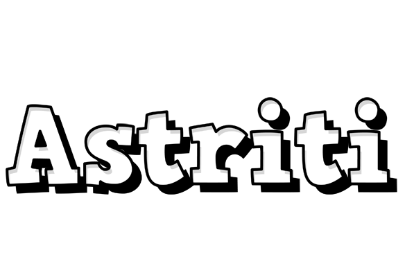Astriti snowing logo