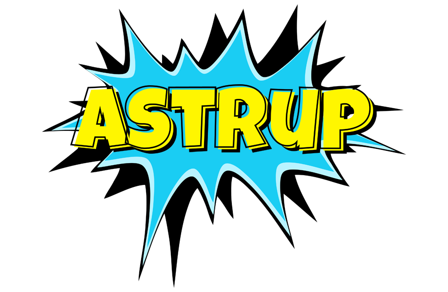 Astrup amazing logo