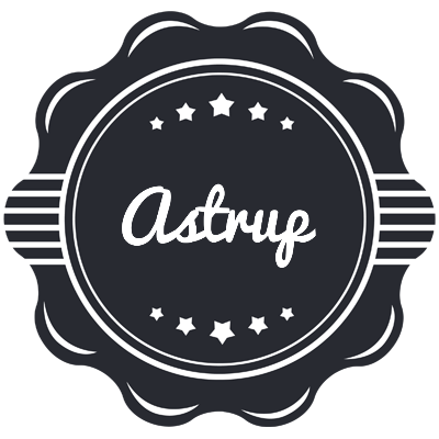Astrup badge logo