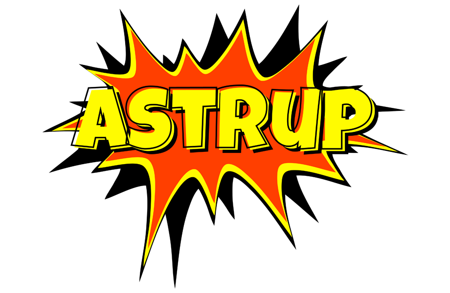 Astrup bazinga logo