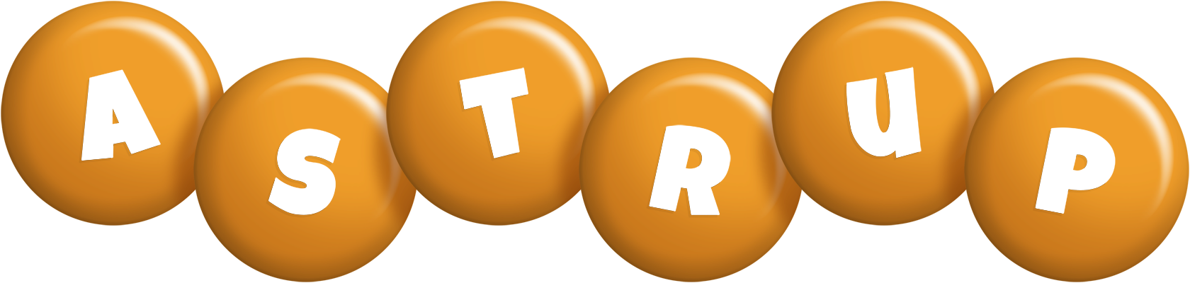 Astrup candy-orange logo