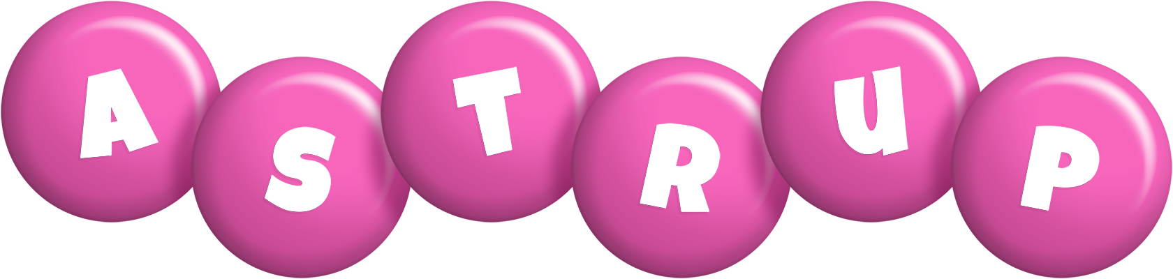 Astrup candy-pink logo