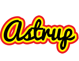 Astrup flaming logo