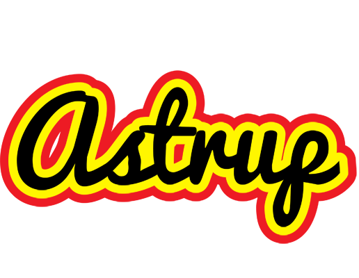 Astrup flaming logo