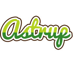 Astrup golfing logo