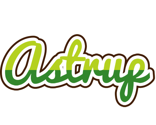 Astrup golfing logo