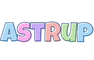 Astrup pastel logo