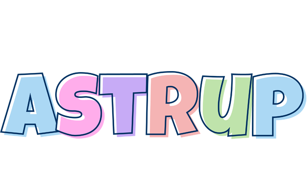 Astrup pastel logo