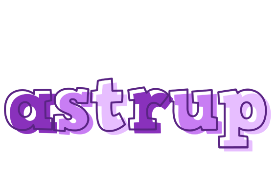 Astrup sensual logo