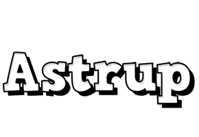 Astrup snowing logo