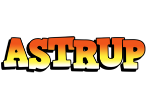 Astrup sunset logo