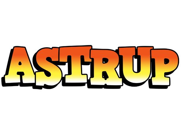 Astrup sunset logo