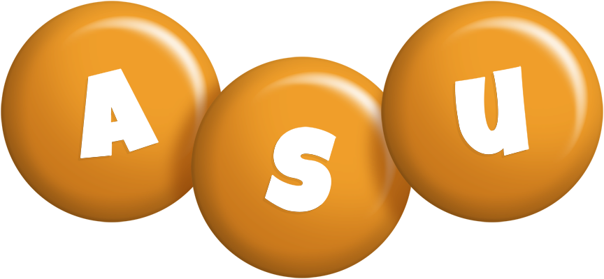 Asu candy-orange logo