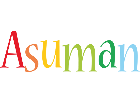 Asuman birthday logo
